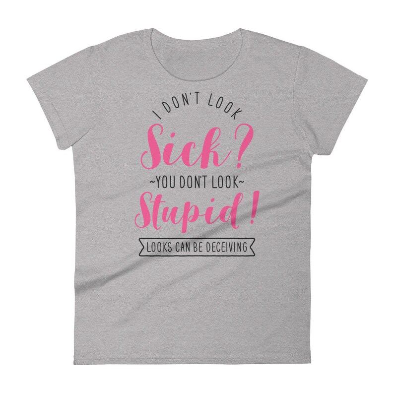 Lustig Spoonie Shirt Frauen Männer, unsichtbare psychische chronische Krankheit T-Shirt Geschenk, Fibromyalgie Müdigkeit Diabetes Crohns EDS Lupus Lyme, Löffel Bild 4