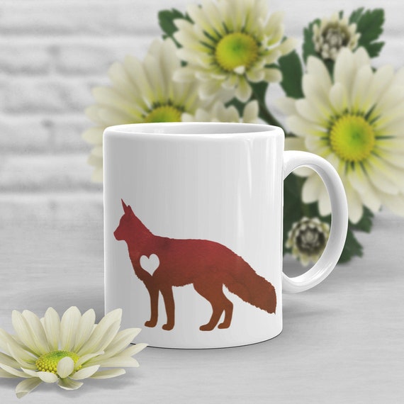 Fox Coffee Mug, Cute Fox Gift, Fox Lover, Fox Gifts for Him, Her, Housewarming, Birthday, Boss, Friend, Furry Fandom, Furry Fox, Fox Cup