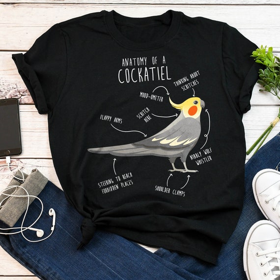 Cool Cockatiel Tiel With It Sunglasses Birds Parrot T-Shirt Cool Cockatiel Tiel With It Sunglasses Birds Parrot T-Shirt