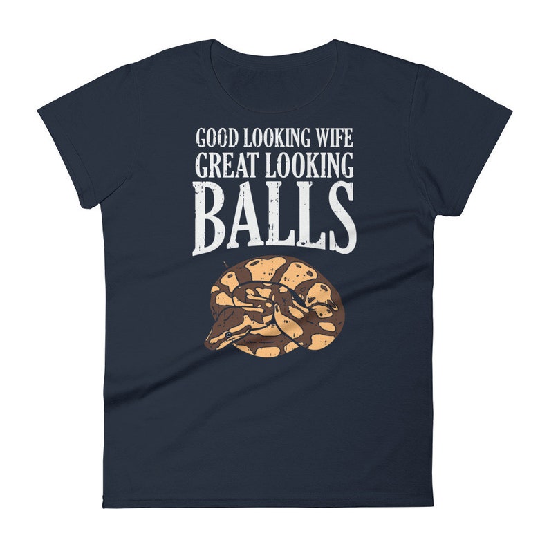 Funny Ball Python Shirt, Men, Reptile Tshirt, Snake Lover Gift, Funny Reptile T-shirt, Cute Pet Tee, Great Wife, Great Balls, Breeder Keeper image 3