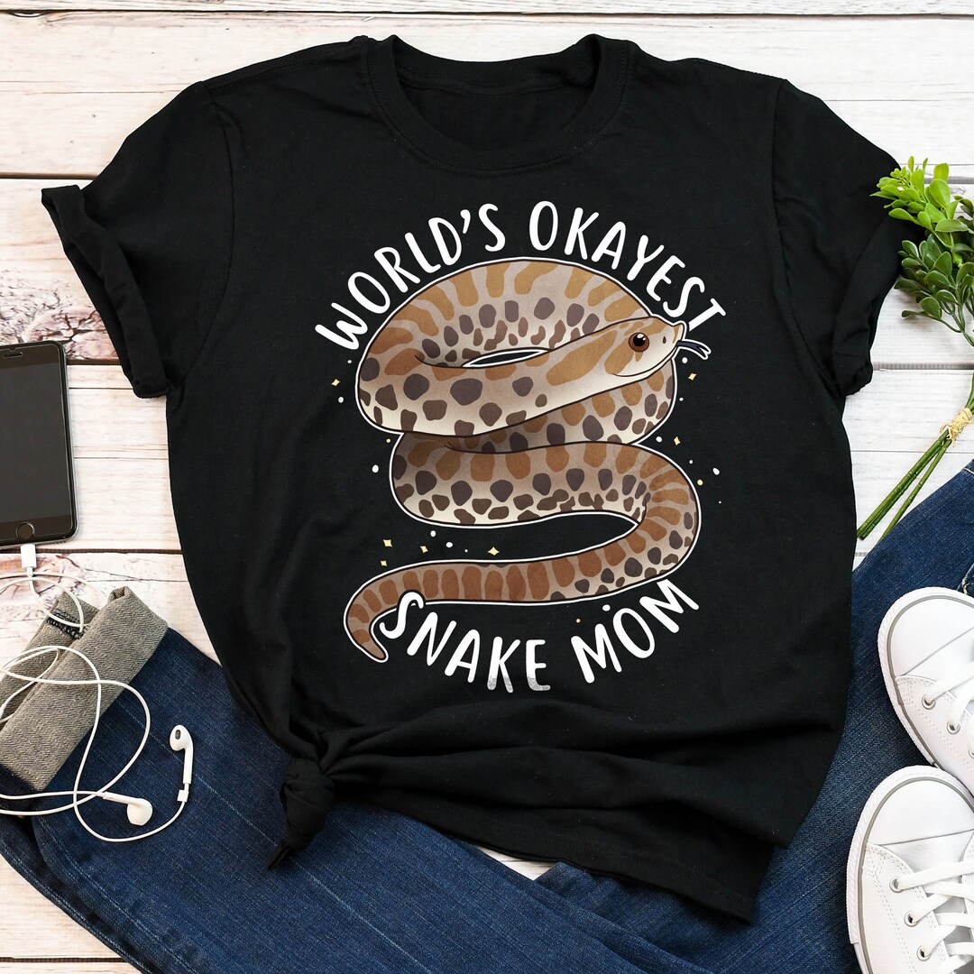 【KOOLOSET】Snake Unique Half Shirt Funny Python Snake Mens T-Shirt Just Slithering through Life