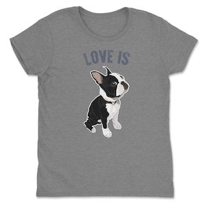 Camiseta Boston Terrier, Feminina, Masculina, Presente Divertido para Amantes de Cães, Camiseta Fofa de Boston Terrier, Camiseta para Pet, Mãe de Boston, Pai de Cachorro, Presente para Ele, para Ela, Top imagem 6