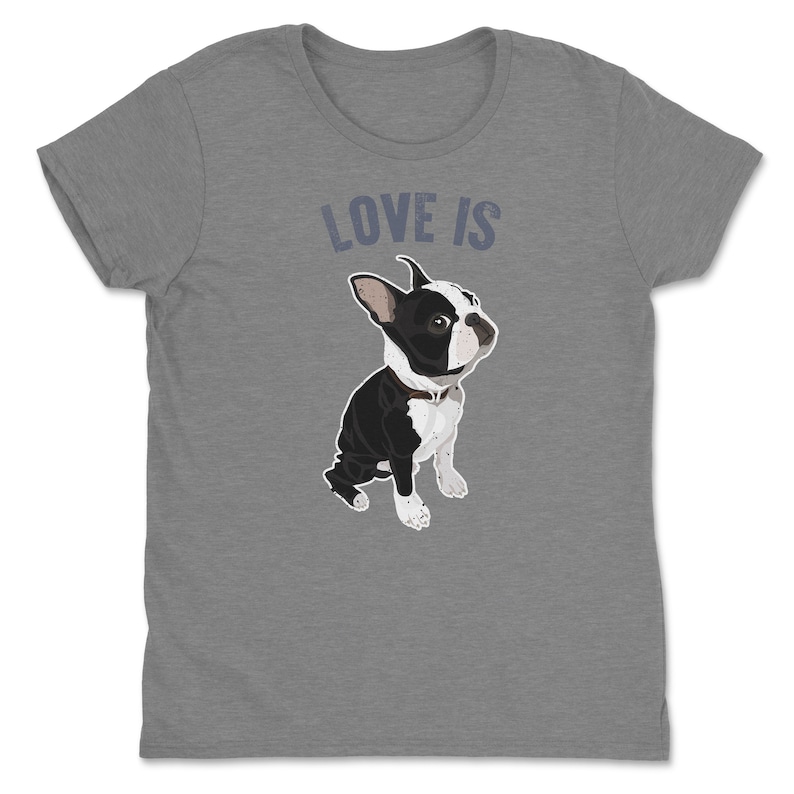 Camiseta Boston Terrier, Feminina, Masculina, Presente Divertido para Amantes de Cães, Camiseta Fofa de Boston Terrier, Camiseta para Pet, Mãe de Boston, Pai de Cachorro, Presente para Ele, para Ela, Top imagem 6