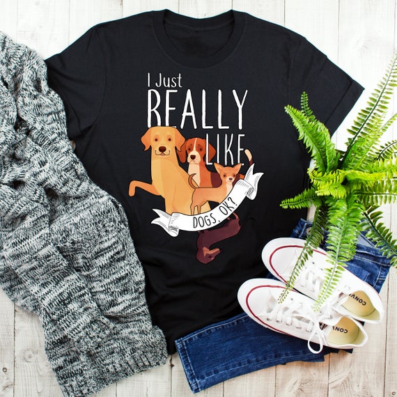 Funny Dog Shirt Women Men Dog Lover Gift Cute Yellow Lab Labrador T shirt Pet Tee Dog Mom Dad Dachshund Chihuahua Beagle Doxie Doggo