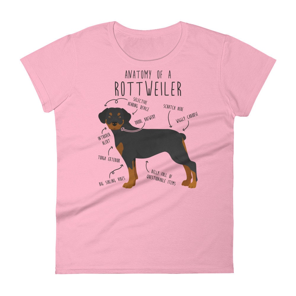 Discover Rottweiler Shirt, Women Men, Funny Dog Lover Gift, Cute Rotty T-shirt, Rotty Dog Tshirt, Pet Tee, Dog Mom Dog Dad, Gift For Him Her, Anatomy