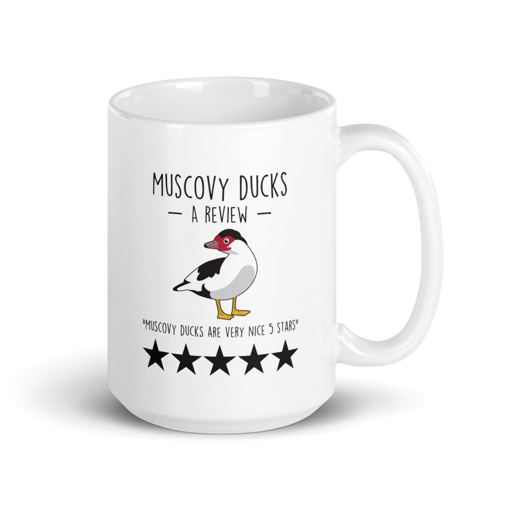 Muscovy Duck Coffee Mug Funny Duck Lover Gift Cute Bird Cup Etsy UK