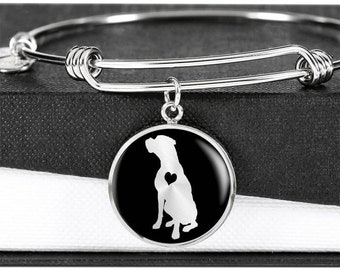 boxer dog bracelet