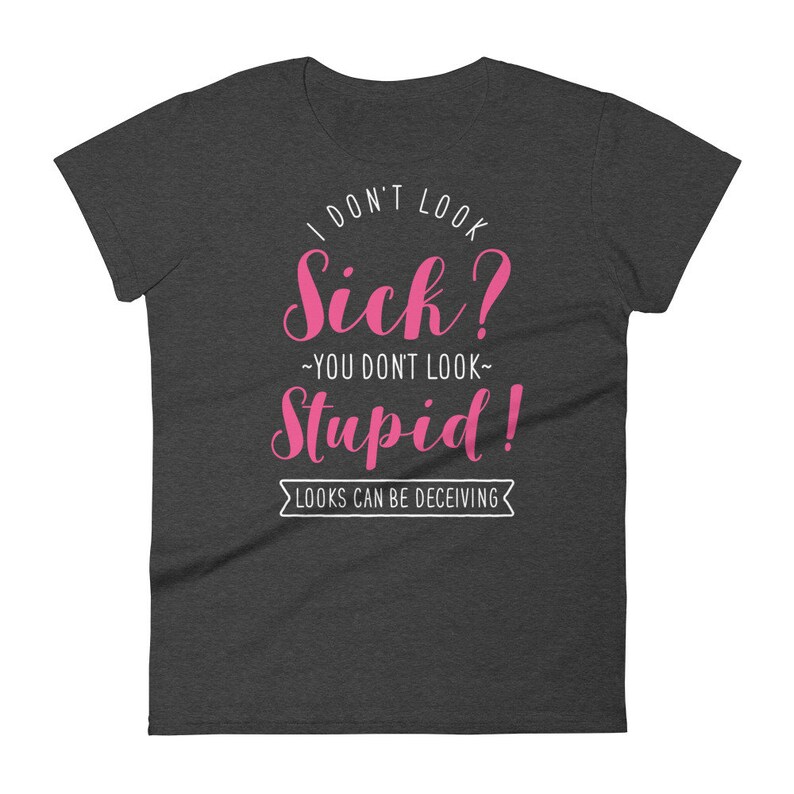 Lustig Spoonie Shirt Frauen Männer, unsichtbare psychische chronische Krankheit T-Shirt Geschenk, Fibromyalgie Müdigkeit Diabetes Crohns EDS Lupus Lyme, Löffel Bild 5