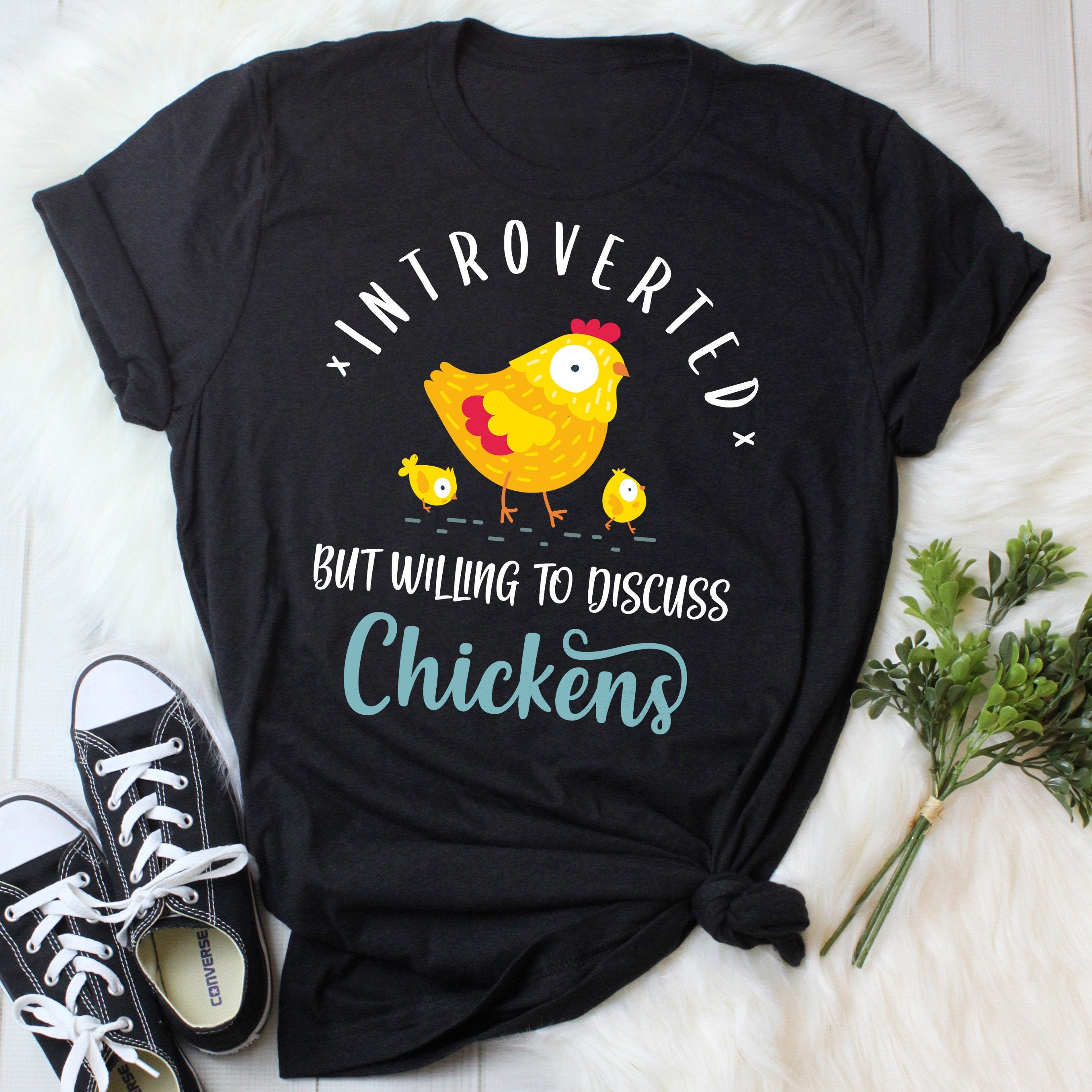 Womens Chicken Shirts Funny Introvert Chicken Lady T Shirt Womens Chicken Shirts Funny Introvert Chicken Lady T Shirt