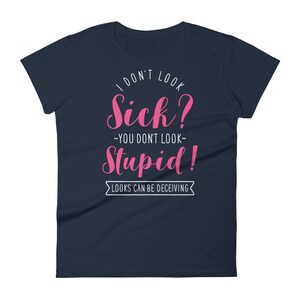 Lustig Spoonie Shirt Frauen Männer, unsichtbare psychische chronische Krankheit T-Shirt Geschenk, Fibromyalgie Müdigkeit Diabetes Crohns EDS Lupus Lyme, Löffel Bild 3