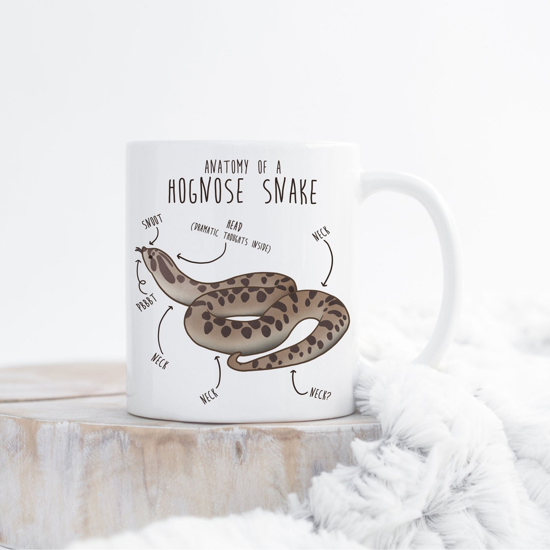 Conda Hognose Snake Coffee Mug, Cute Snake Lover Gift, Funny Reptile