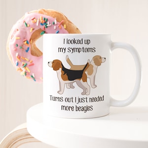 Beagle Coffee Mug, Cute Tri Color Lemon Beagle Gift, Dog Lover, Funny Gift for Her, Him, Beagle Mom, Beagle Dad, Dog Cup