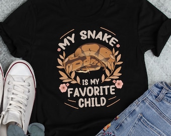 Maglietta con pitone reale, donna, uomo, maglietta divertente con rettile, regalo per amanti dei serpenti, maglietta con rettile, maglietta con serpente carino, mamma serpente, papà serpente, festa della mamma