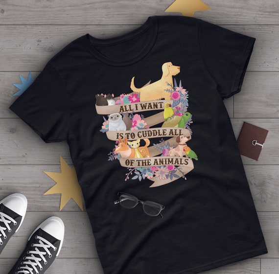 Animal Lover Shirt Women Men Dog Lover Gift Cute Cat T shirt Pet Lover Tshirt Graphic Tee Turtle Golden Retriever Corgi Parrot Rat Etsy Canada