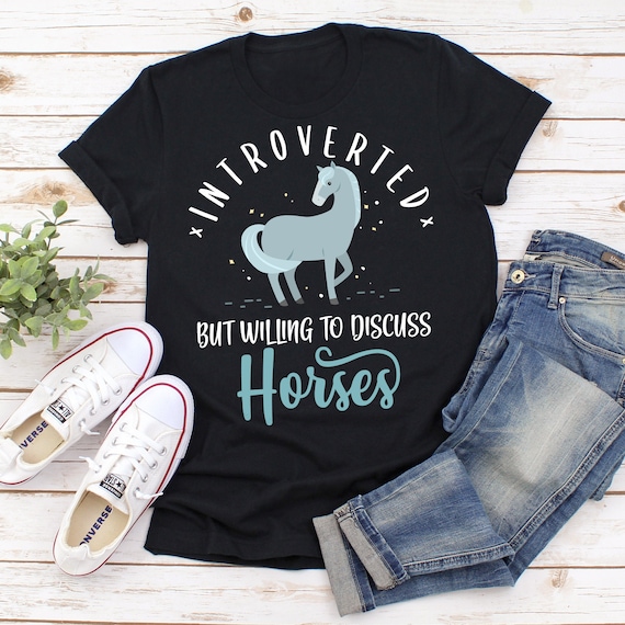 Equine Introvert T-Shirt Funny Horse Lover Gift Shirt Equine Introvert T-Shirt Funny Horse Lover Gift Shirt