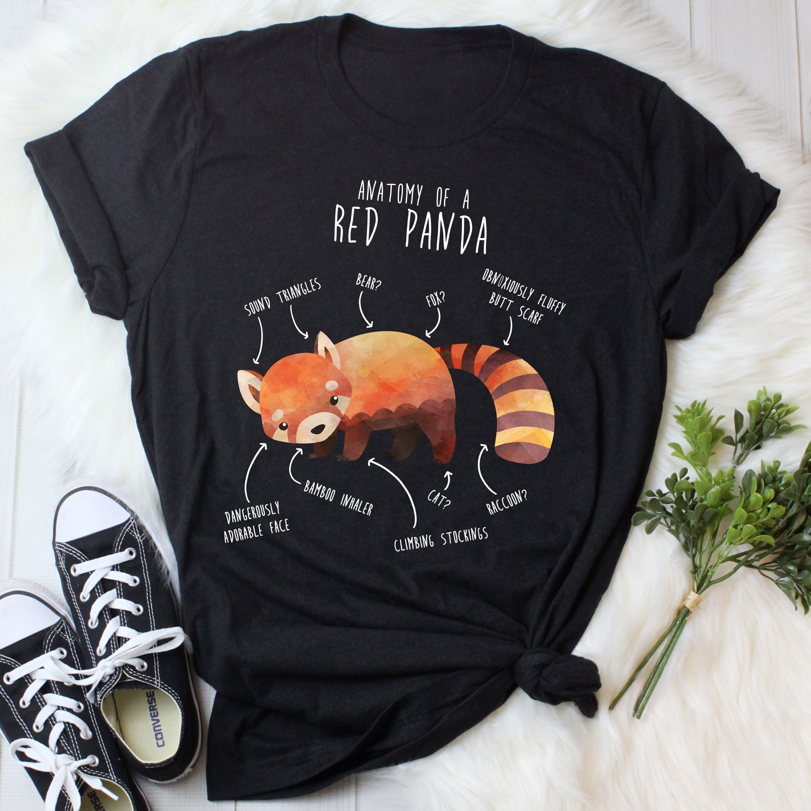 Funny Red Panda Shirt, Women, Men, Panda Lover Gift, Cute Wild