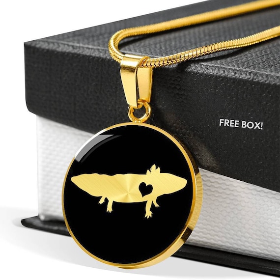 Axolotl Necklace Cute Pet Gift Mexican Walking Fish Lover | Etsy