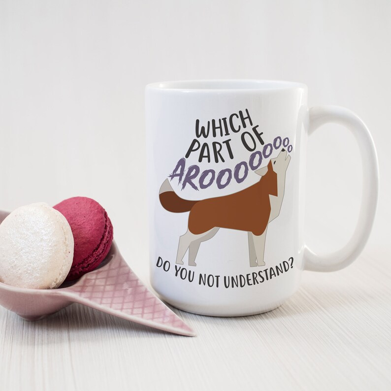 Red Husky Coffee Mug, Cute Siberian Husky Gift, Wolf Lover, Dog Cup, Gift for Her, Him, Funny Pet, Husky Mom Dad Malamute Furry Fandom image 8