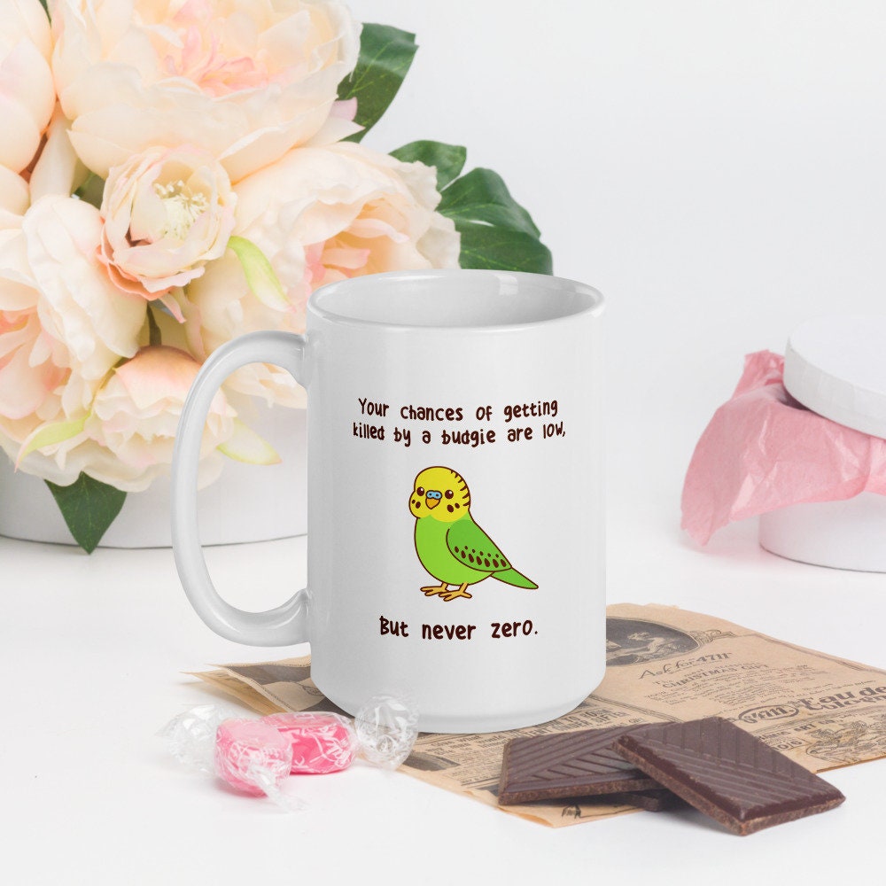 Cockatiel Coffee Mug - Funny Parrot Lover Gift, 11oz Ceramic Bird Cup
