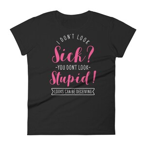 Lustig Spoonie Shirt Frauen Männer, unsichtbare psychische chronische Krankheit T-Shirt Geschenk, Fibromyalgie Müdigkeit Diabetes Crohns EDS Lupus Lyme, Löffel Bild 8