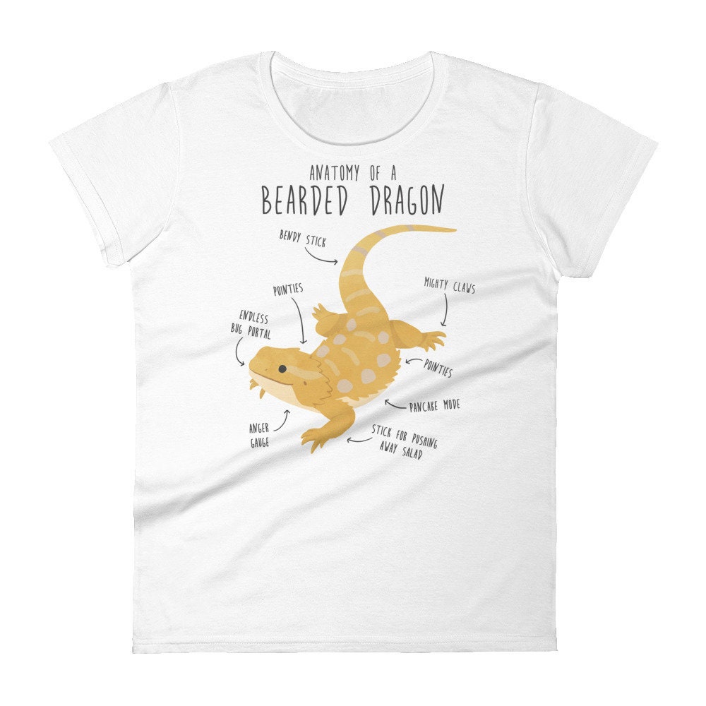 Bearded Dragon Shirt Women Men Tshirt Pet Reptile Lover | Etsy
