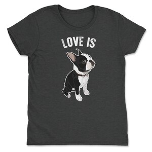 Camiseta Boston Terrier, Feminina, Masculina, Presente Divertido para Amantes de Cães, Camiseta Fofa de Boston Terrier, Camiseta para Pet, Mãe de Boston, Pai de Cachorro, Presente para Ele, para Ela, Top imagem 4