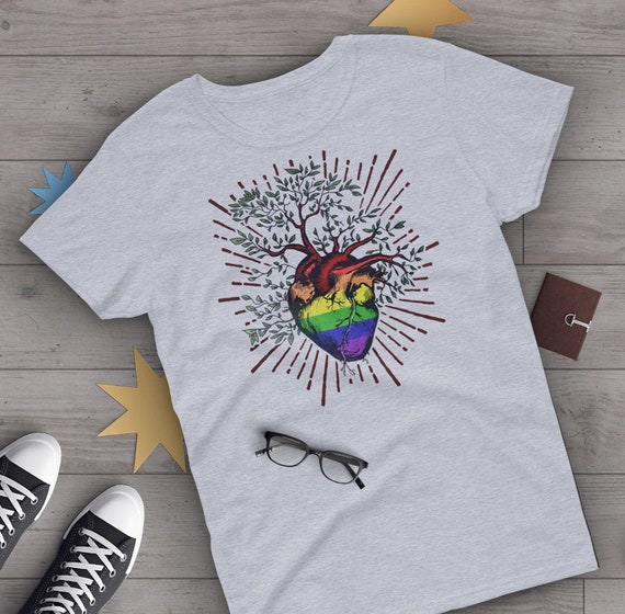 Camiseta del orgullo gay mujeres y hombres regalo del orgullo gay camiseta LGBT camiseta grafica del