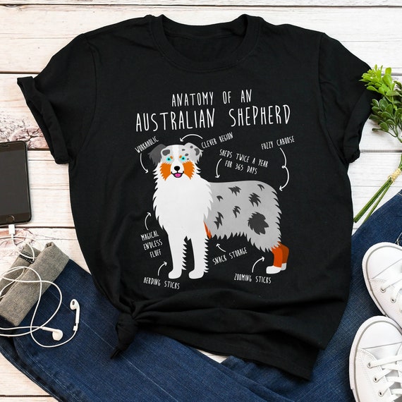 Australian Shepherd Shirt Gift Mom Dad Kids Australian Shepherd Shirt Gift Mom Dad Kids