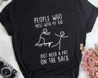 Muttertag Shirt, Frauen, lustiges Mutter Geschenk, Mutter von 2 3 T-Shirt, Mädchen Mutter T-Shirt, Junge, sarkastischer Humor, Vatertag, lustiges Vater Geschenk