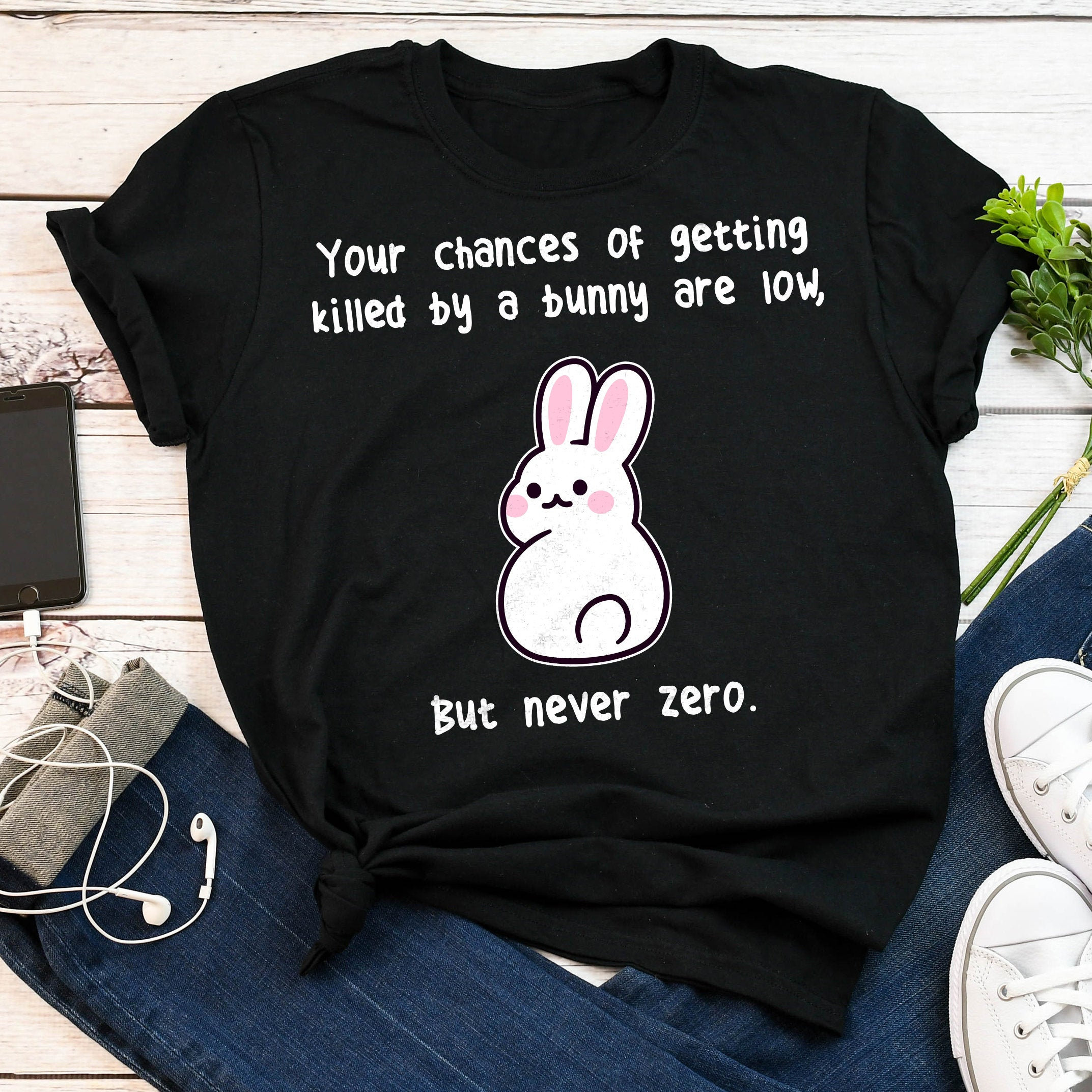 Rabbit Shirt Women Men Funny Rabbit Lover Gift Cute Bunny - Etsy UK