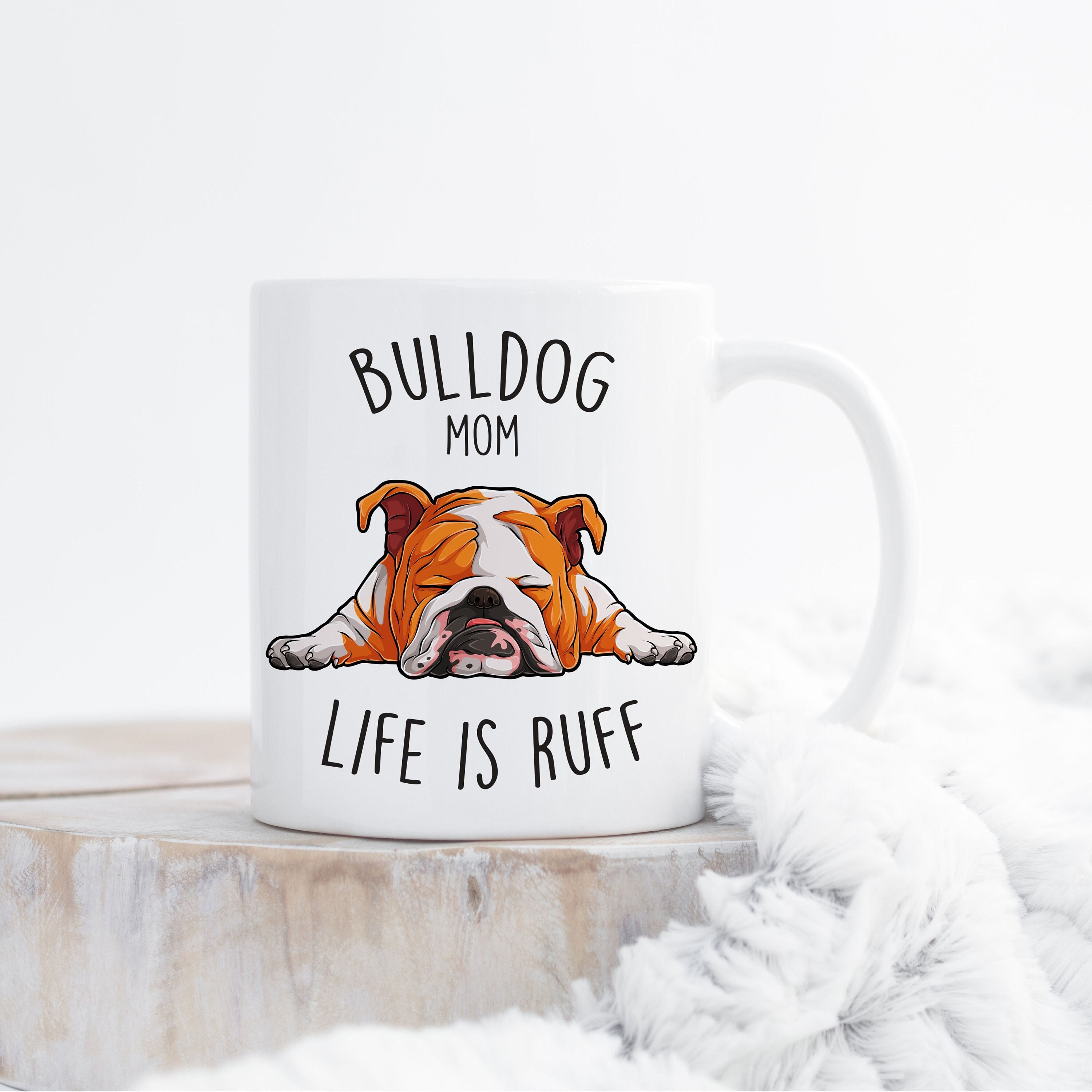 Bulldog coffee mug sales