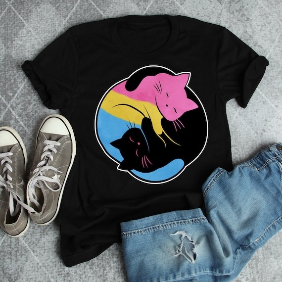 Pansexual Gay Pride Cat Lgbt Sunglasses Men Women T Shirt Pansexual Gay Pride Cat Lgbt Sunglasses Men Women T Shirt