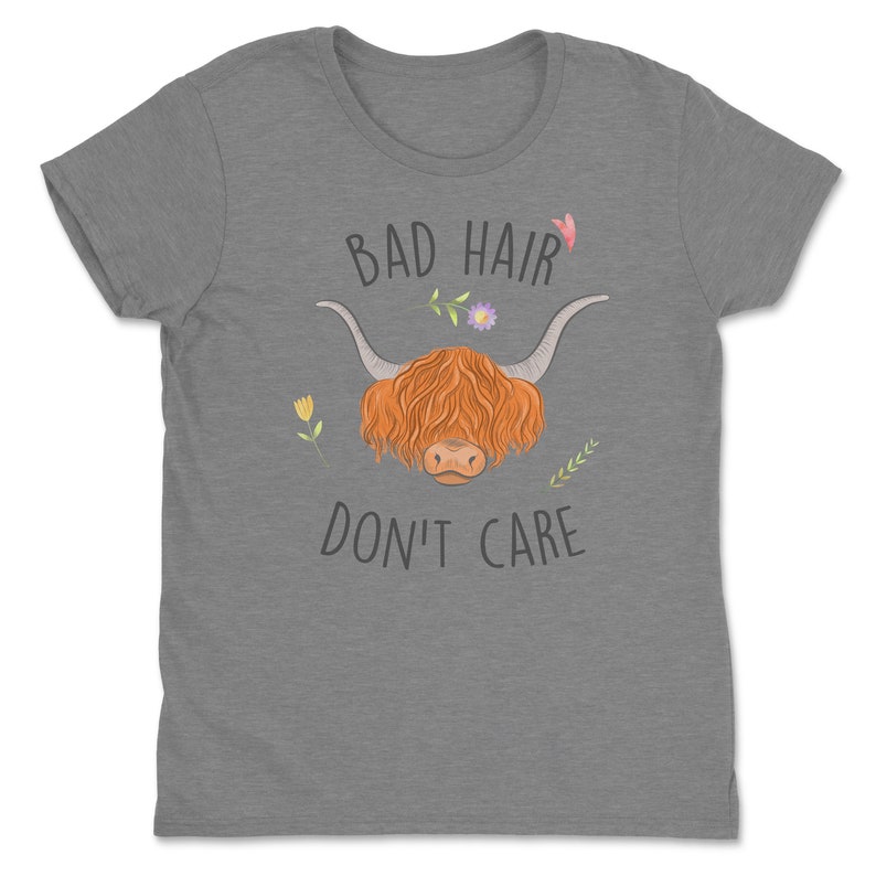 Highland Cow Shirt, Women Men, Funny Cow Lover Gift, Cute Farmer T-shirt, Livestock Tshirt, Mom, Dad, Hairy Scottish Cow, Rancher, Homestead image 6