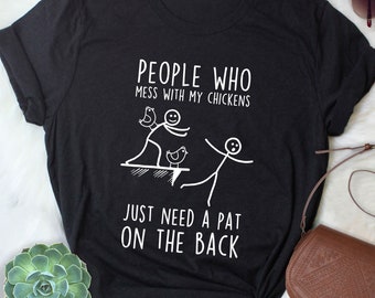 Huhn Shirt, Frauen, Männer, lustiges Huhn-Liebhaber-Geschenk, niedliches Vogel-T-Shirt, Chook-T-Shirt, Haustier-Henne-T-Stück, Oberseiten, Bauer, Landwirtschaft, Gehöft