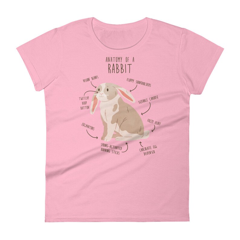 Rabbit Shirt Women Men Funny Rabbit Lover Gift Cute Bunny - Etsy