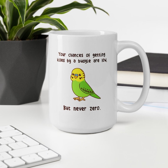 Cockatiel Coffee Mug - Funny Parrot Lover Gift, 11oz Ceramic Bird Cup