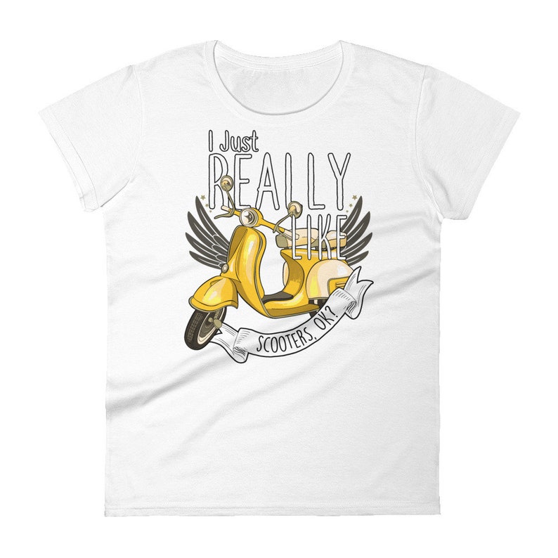 Funny Scooter Shirt Women Men Moped Lover Tshirt Vintage Etsy