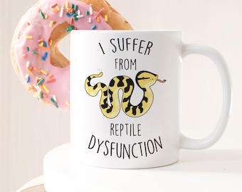 Kubek z pytonem dżunglowym, uroczy prezent dla miłośnika węży, zabawny kubek z gadem, kubek, dywan z pytonem dżunglowym, mama węża, tata węża