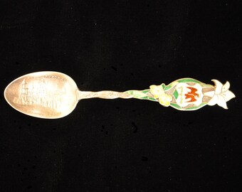 Mexico City Cathedral Sterling Silver Spoon.