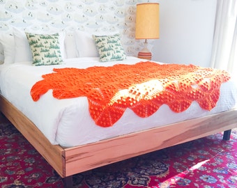 Maple Wood Bed Frame — Queen size