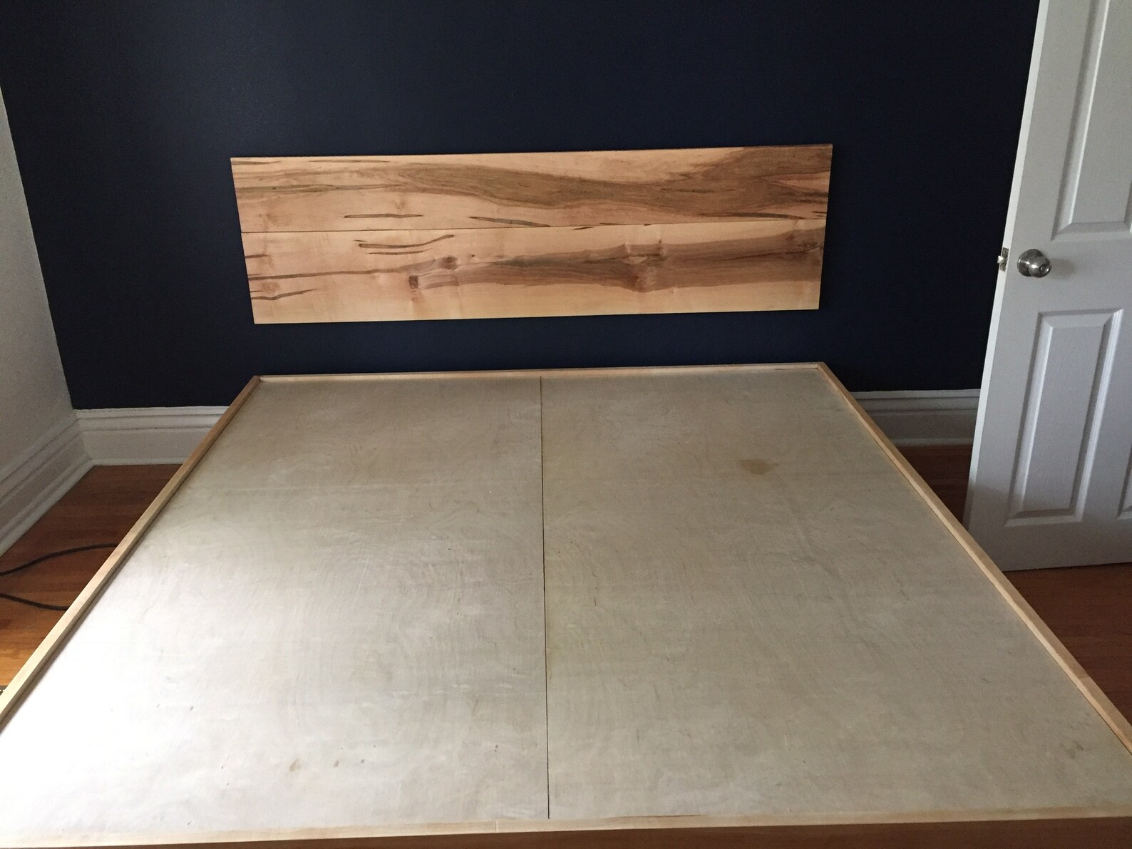 Maple Wood Bed Frame King Size Etsy