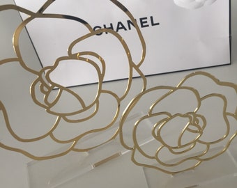 Chanel camelia set of two displays