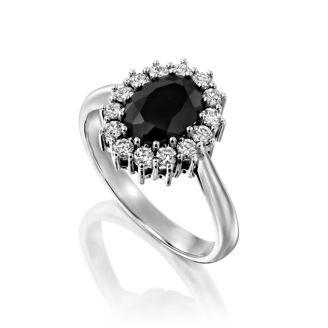 black sapphire ring womens black sapphire ring womens
