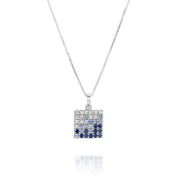 White gold on sale anniversary necklace