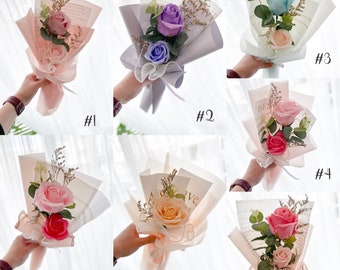 Mini Soap Flower Bouquet