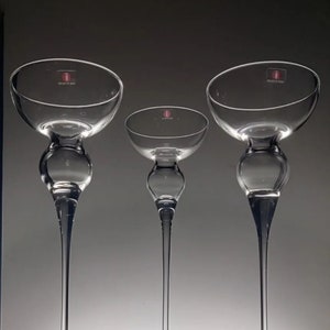 Timo Sarpaneva - three candleholders &quot;Charlotta&quot; - Iittala