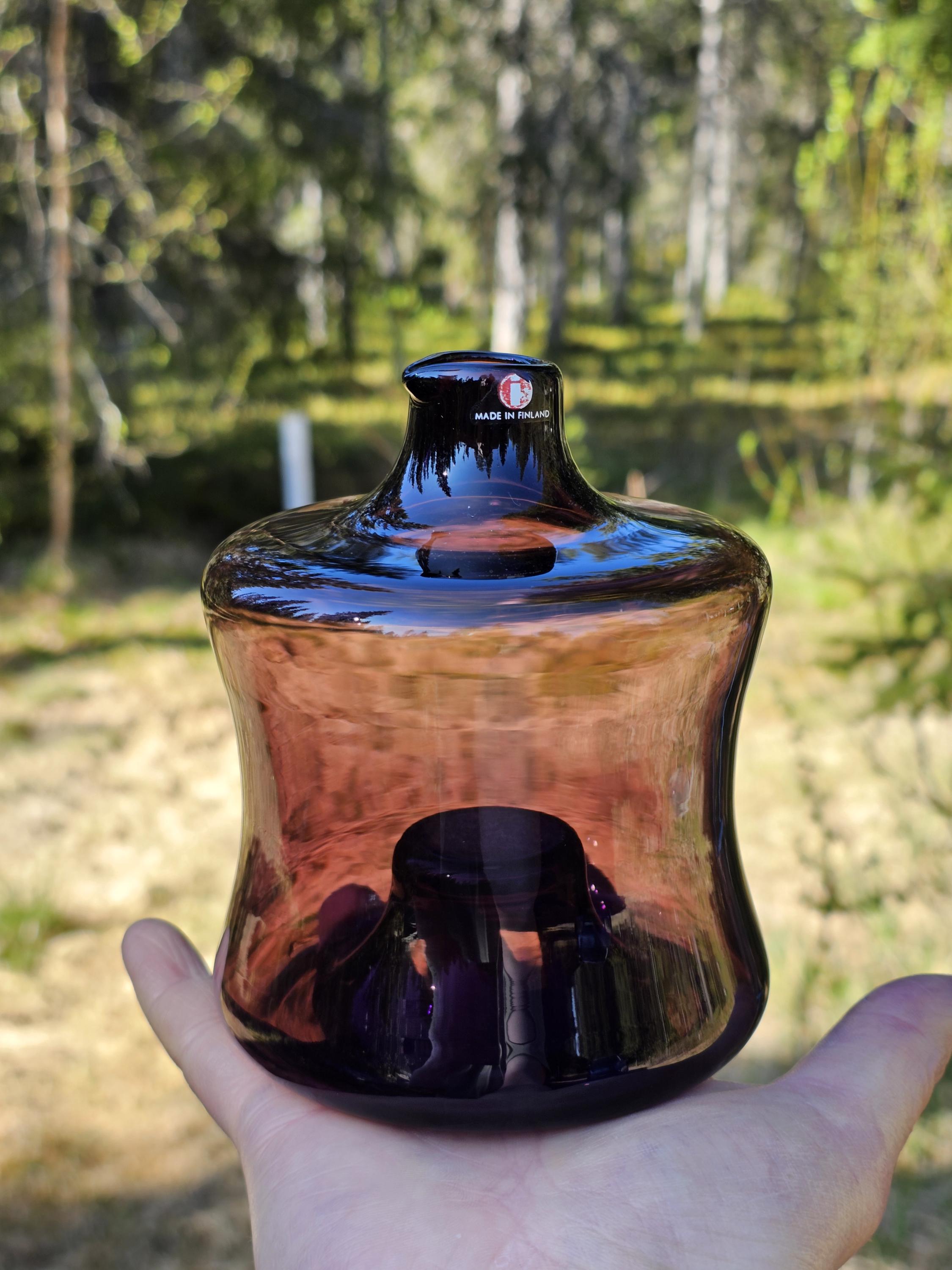 Timo Sarpaneva Iittala Art Glass: Stackable Bottle - Etsy