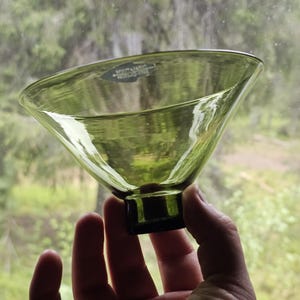 Kaj Franck glass candle holder 1950s Nuutajarvi