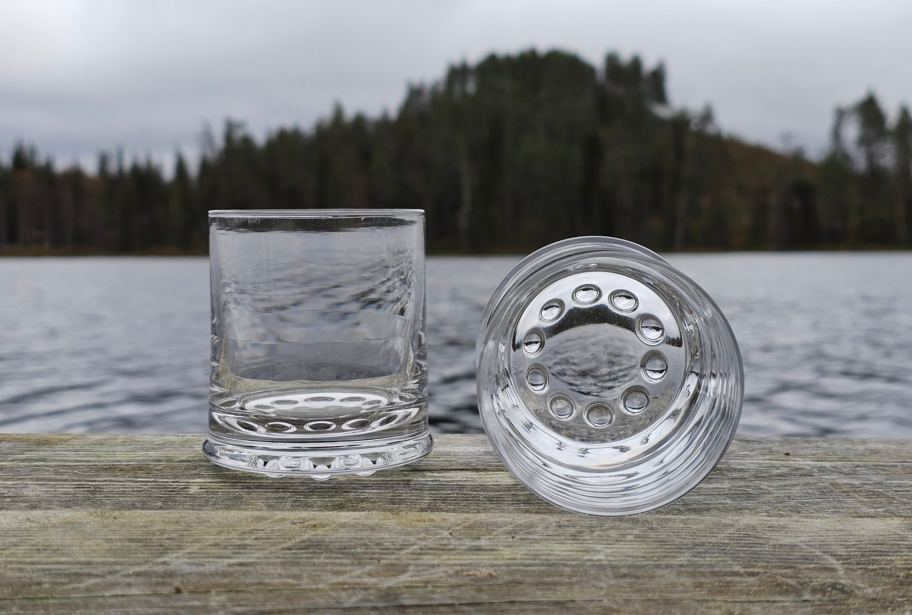 Timo Sarpaneva Iittala Pair of 7 Oz Vintage Tumbler 