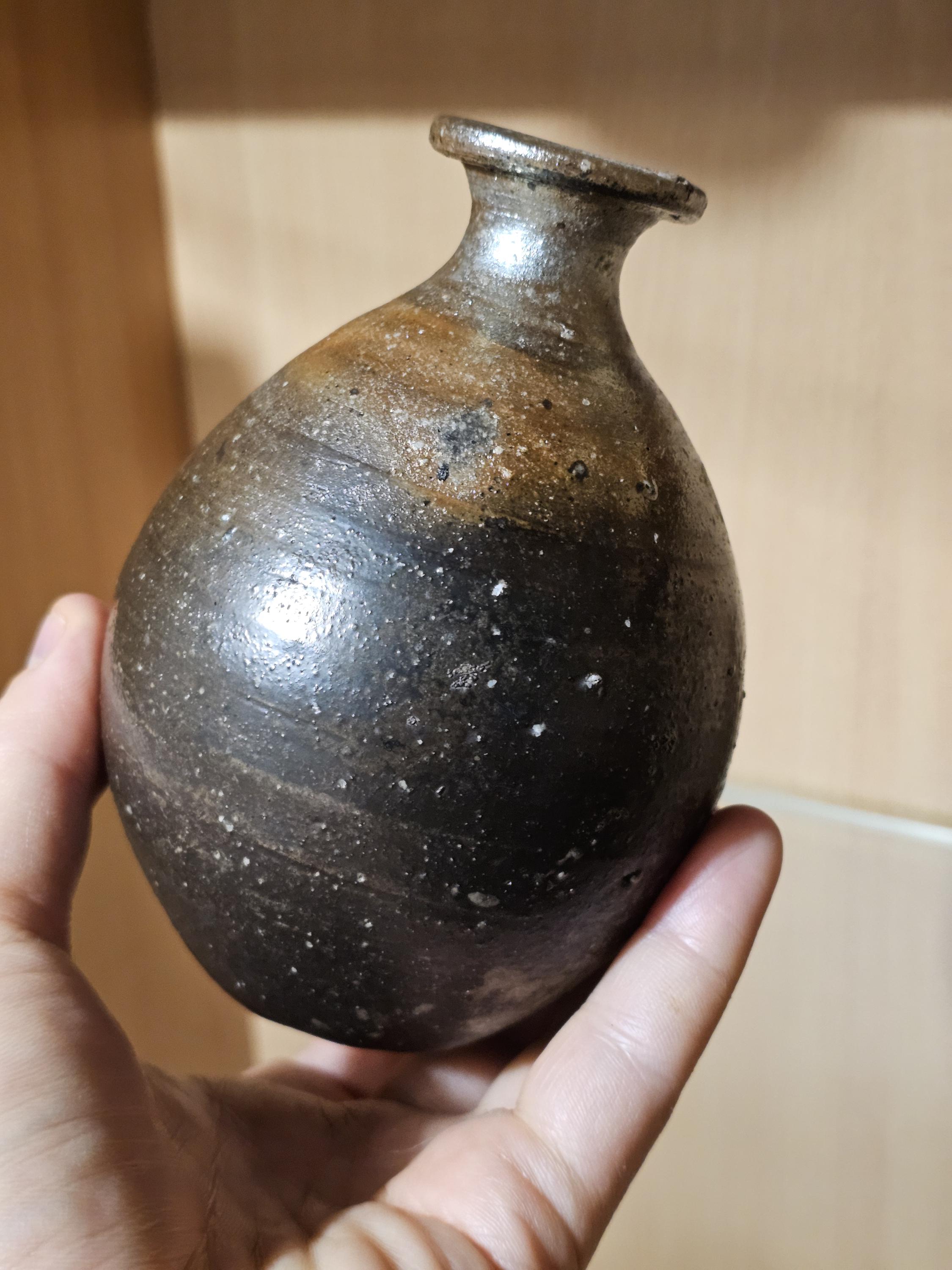 Kei Fujiwara Bizen Tokkuri Sake Bottle - Etsy